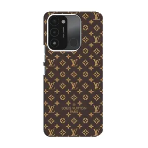Чехол Стиль Louis Vuitton на TECNO Spark GO (2022) (Фон Луи Виттон)