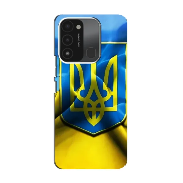 Чехол с рисунком «Герб и Флаг Украины» для TECNO Spark GO (2022) Чехол с рисунком «Герб и Флаг Украины» для TECNO Spark GO (2022)