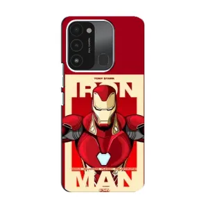 Чехол Супергерой Железный человек на TECNO Spark GO (2022) (Iron man)