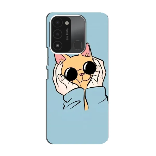 Чехол с рисунком «КОТИК в очках» для TECNO Spark GO (2022) Чехол с рисунком «КОТИК в очках» для TECNO Spark GO (2022)