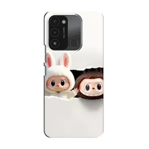 Чехол с принтом Лабубу для TECNO Spark GO (2022) (Фигурки Labubu)