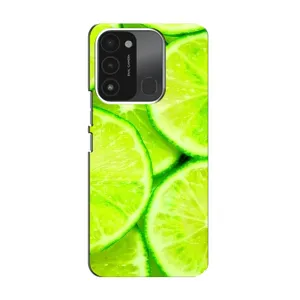 Чехол с изображением вкусной еды для TECNO Spark GO (2022) (Лайм)