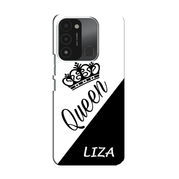 Чехол с рисунком «LIZA» для TECNO Spark GO (2022)