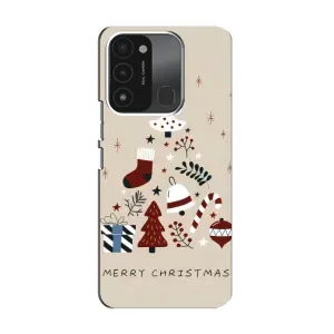 Чехол Санта Клаус для TECNO Spark GO (2022) (Merry Christmas)