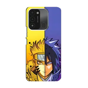 Купить Чехлы на телефон с принтом Anime для TECNO Spark GO (2022) (Naruto Vs Sasuke)