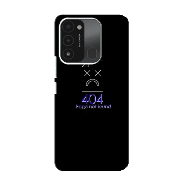 Чехол с рисунком «Ошибка 404» для TECNO Spark GO (2022) Чехол с рисунком «Ошибка 404» для TECNO Spark GO (2022)