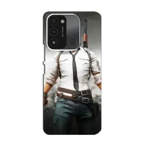 Чохол з картинкою "Герой Pubg" на TECNO Spark GO (2022) (Пабг)