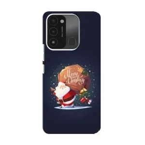 Чехол Санта Клаус для TECNO Spark GO (2022) (Подарки от Санты)