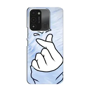 Чехлы (Знак сердечка) на TECNO Spark GO (2022) (Сердечка знак)