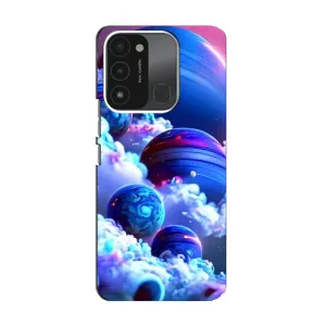 Чохли КОСМОС на TECNO Spark GO (2022) (Сині планети)