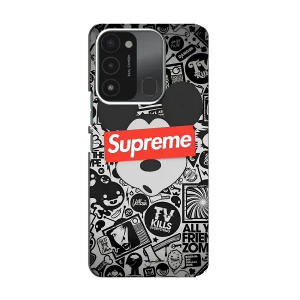Чехол с рисунком «Supreme Маус» для TECNO Spark GO (2022) Чехол с рисунком «Supreme Маус» для TECNO Spark GO (2022)