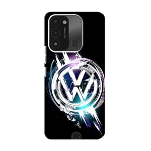Чехол "Фольксваген" для TECNO Spark GO (2022) (Volkswagen на черном)