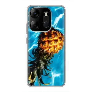 Чохол з зображенням смачної їжі для Tecno Spark Go 2023 (BF7) (Ананас)