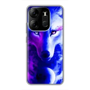 Чехол с Волком на Tecno Spark Go 2023 (BF7) (Арт-Волк)