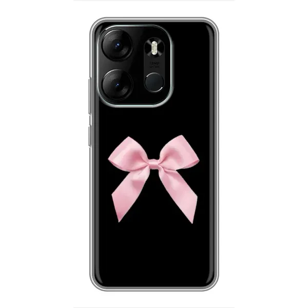 Чехол с рисунком «Бант на черном» для TECNO Spark Go 2023 (BF7) Чехол с рисунком «Бант на черном» для TECNO Spark Go 2023 (BF7)