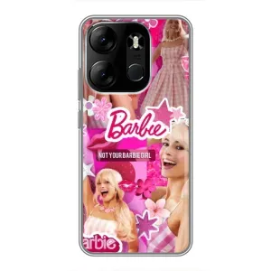 Силиконовый Чехол Барби Фильм на Tecno Spark Go 2023 (BF7) (Барби)