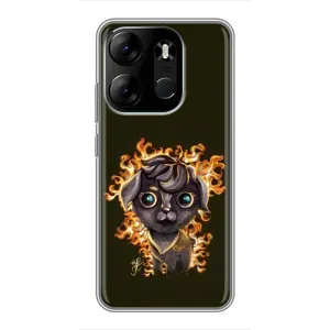 Чехлы на военную тематику для Tecno Spark Go 2023 (BF7) (Бавовна мем)