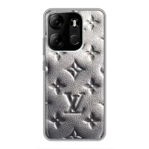 Текстурный Чехол Louis Vuitton для Техно Спарк ГО (2023) (Бежевый ЛВ)