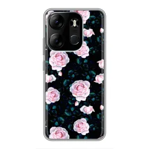 Чохли з принтом Троянд для Tecno Spark Go 2023 (BF7) (Чайні троянди)