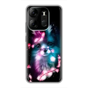 Чохол з Лисичкою для Tecno Spark Go 2023 (BF7) (Чорна лисиця)