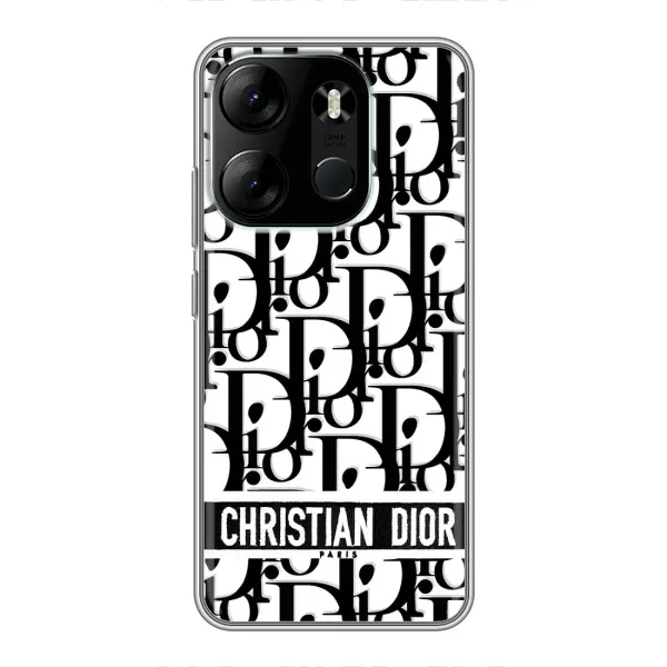 Чехол с рисунком «Christian Dior» для TECNO Spark Go 2023 (BF7) Чехол с рисунком «Christian Dior» для TECNO Spark Go 2023 (BF7)
