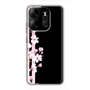 Чехлы с тематикой "ЦВЕТЫ" на Tecno Spark Go 2023 (BF7) (Цветочки)