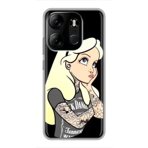 Чохол Стильні дівчата на Tecno Spark Go 2023 (BF7) (Дівчина образилася)