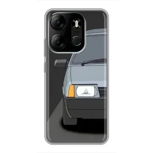 Чехлы с тематикой "Крутые машины" на Tecno Spark Go 2023 (BF7) (Девятка)