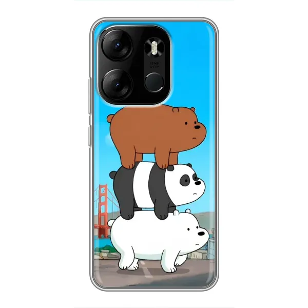 Чехол с рисунком «Друзья» для TECNO Spark Go 2023 (BF7)
