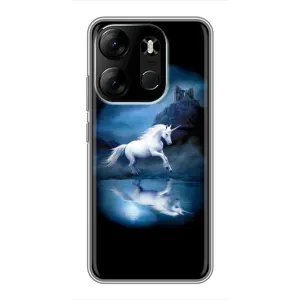 Чехол Unicorn на Tecno Spark Go 2023 (BF7) (Единорог)