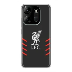 Силиконовые Чехлы принт Футбол на Tecno Spark Go 2023 (BF7) (Эмблема Liverpool)