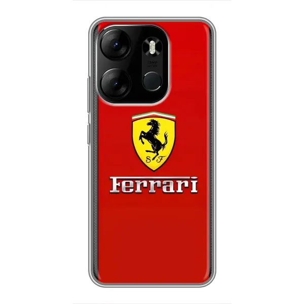 Чехол с рисунком «Ferrari Logo» для TECNO Spark Go 2023 (BF7) Чехол с рисунком «Ferrari Logo» для TECNO Spark Go 2023 (BF7)