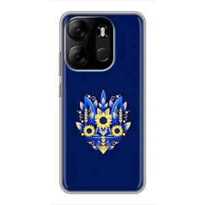 Чехол с картинкой (Патриотический ГЕРБ) на Tecno Spark Go 2023 (BF7) (герб)