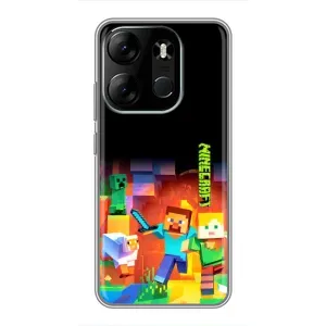 Чохли для Tecno Spark Go 2023 (BF7) (Персонажі МайнКрафт) (Герой Майнкрафт)
