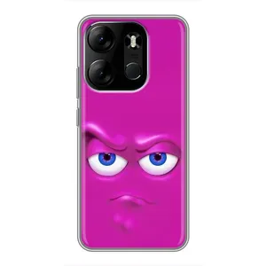 Силиконовые Чехлы (смешные стикеры) для Tecno Spark Go 2023 (BF7) (Хитрая мордочка)