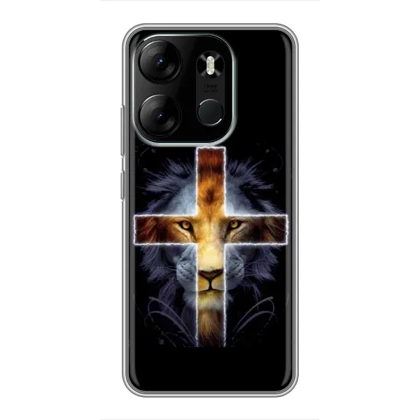 Чехол с рисунком «Иисус Лев» для TECNO Spark Go 2023 (BF7) Чехол с рисунком «Иисус Лев» для TECNO Spark Go 2023 (BF7)