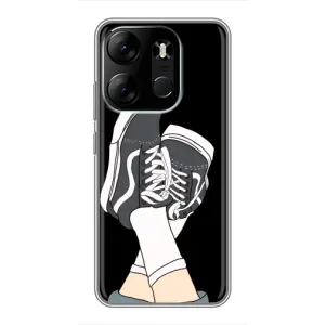 Чохол з Прикольним Принтом на Tecno Spark Go 2023 (BF7) (Кеди)