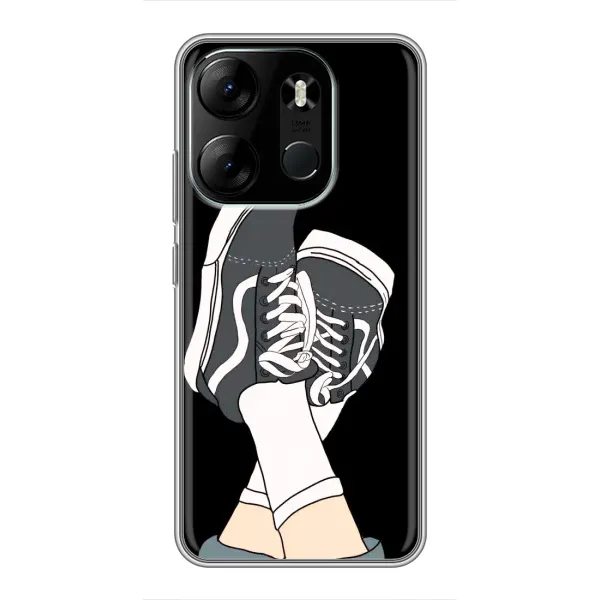 Чехол с рисунком «Кеды» для TECNO Spark Go 2023 (BF7)