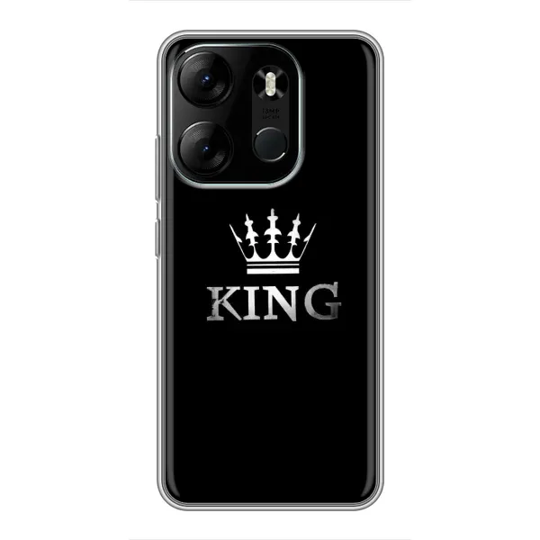 Чехол с рисунком «KING» для TECNO Spark Go 2023 (BF7) Чехол с рисунком «KING» для TECNO Spark Go 2023 (BF7)