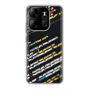 Чехол с рисунком «Код» для TECNO Spark Go 2023 (BF7)