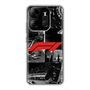 Чехол фильм Формула 1 для Tecno Spark Go 2023 (BF7) (Коллаж Формула 1)