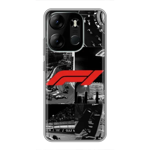 Чехол с рисунком «Коллаж Формула 1» для TECNO Spark Go 2023 (BF7) Чехол с рисунком «Коллаж Формула 1» для TECNO Spark Go 2023 (BF7)