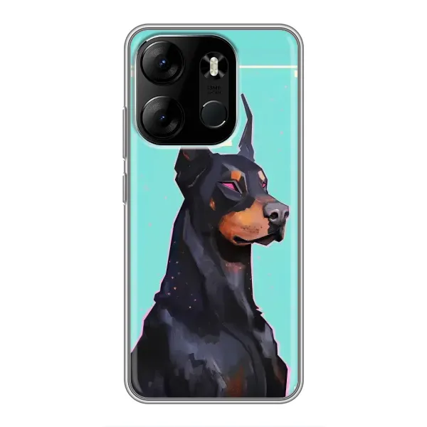 Чехол с рисунком «Король доберман» для TECNO Spark Go 2023 (BF7) Чехол с рисунком «Король доберман» для TECNO Spark Go 2023 (BF7)