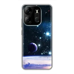 Чохол (ТПУ) з планетами на Tecno Spark Go 2023 (BF7) (Космічний вид)