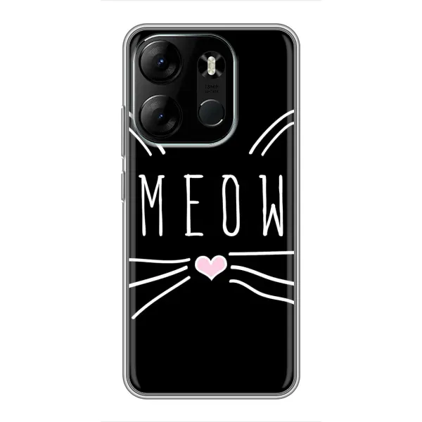 Чехол с рисунком «КОТИК MEOW» для TECNO Spark Go 2023 (BF7) Чехол с рисунком «КОТИК MEOW» для TECNO Spark Go 2023 (BF7)