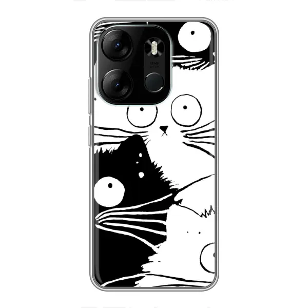 Чехол с рисунком «КОТИКИ» для TECNO Spark Go 2023 (BF7) Чехол с рисунком «КОТИКИ» для TECNO Spark Go 2023 (BF7)