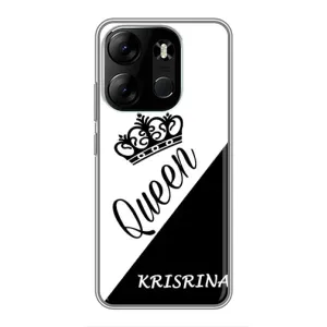Именные Женские Чехлы для Tecno Spark Go 2023 (BF7) (KRISTINA)