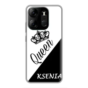Именные Женские Чехлы для Tecno Spark Go 2023 (BF7) (KSENIA)