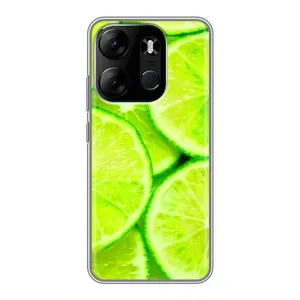 Чохол з зображенням смачної їжі для Tecno Spark Go 2023 (BF7) (Лайм)