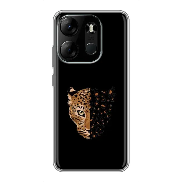 Чехол с рисунком «Леопард на черном» для TECNO Spark Go 2023 (BF7) Чехол с рисунком «Леопард на черном» для TECNO Spark Go 2023 (BF7)